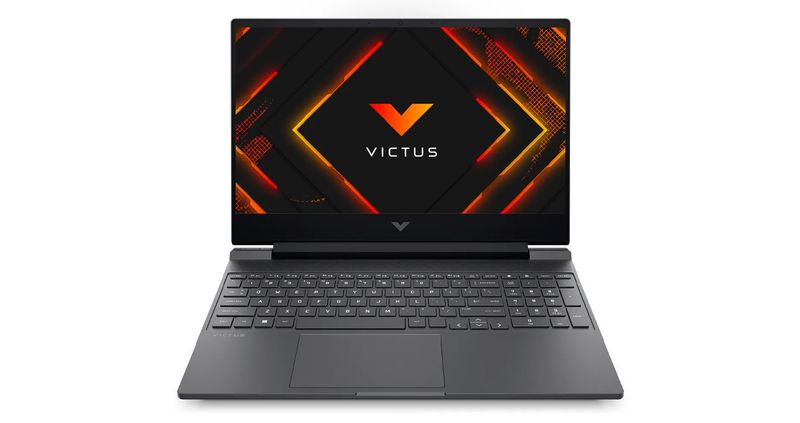 NOTEBOOK HP VICTUS AMD R7-7445HS 3.55 GHZ-8GB-512GB SSD-TG RTX3050 6GB- SILVER-15.6"FHD-FREEDOS