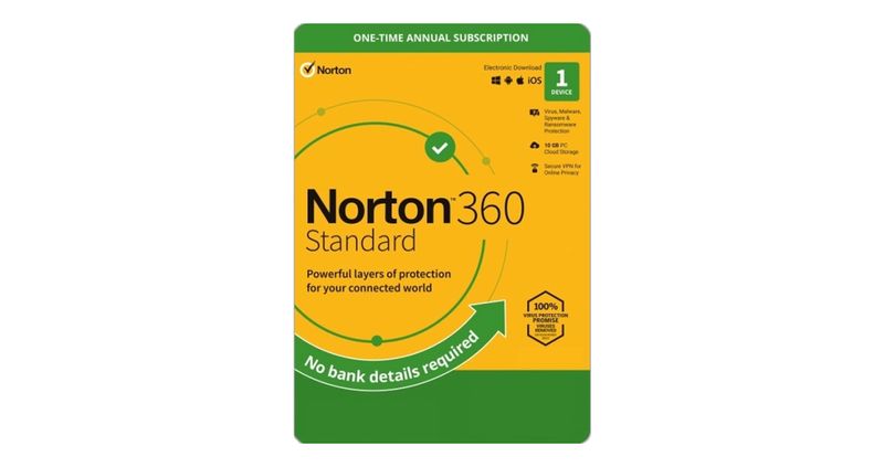 ANTIVIRUS NORTON 360 ESTÁNDAR ND 10GB 1 USUARIO 1 DISPOSITIVO