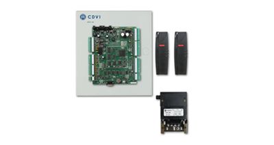 KIT CDVI CENTAURO 2 DOOR MASTER CON COM. IP + 2 LECTORES DE PROXIMIDAD +LITE SOFTWARE+TRANSFORMADOR