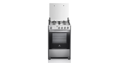 COCINA A GAS INDURAMA 24" CORUNA 4 HORNILLAS QUARZO HOME - SILVER