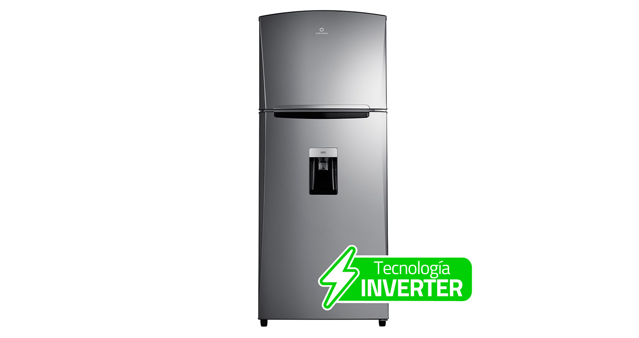 REFRIGERADOR INDURAMA 390 LITROS RI-480 TOP MOUNT QUARZO INVERTER DISP. AGUA CROMA