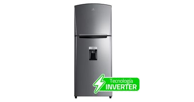 REFRIGERADOR INDURAMA 408 LITROS RI-580 TOP MOUNT DISP.AGUA QUARZO INVERTER-CROMA
