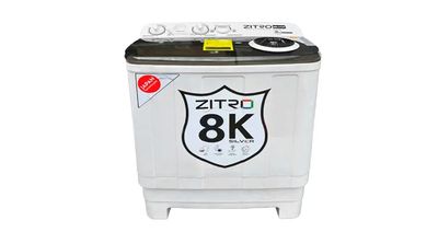 LAVADORA ZITRO 8 KG DOBLE TINA SEMIAUTOMATICA - SILVER