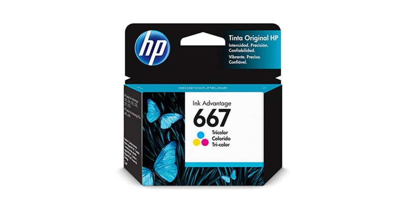 CARTUCHO HP 667 COLOR 3YM78AL HP2375 HP2775