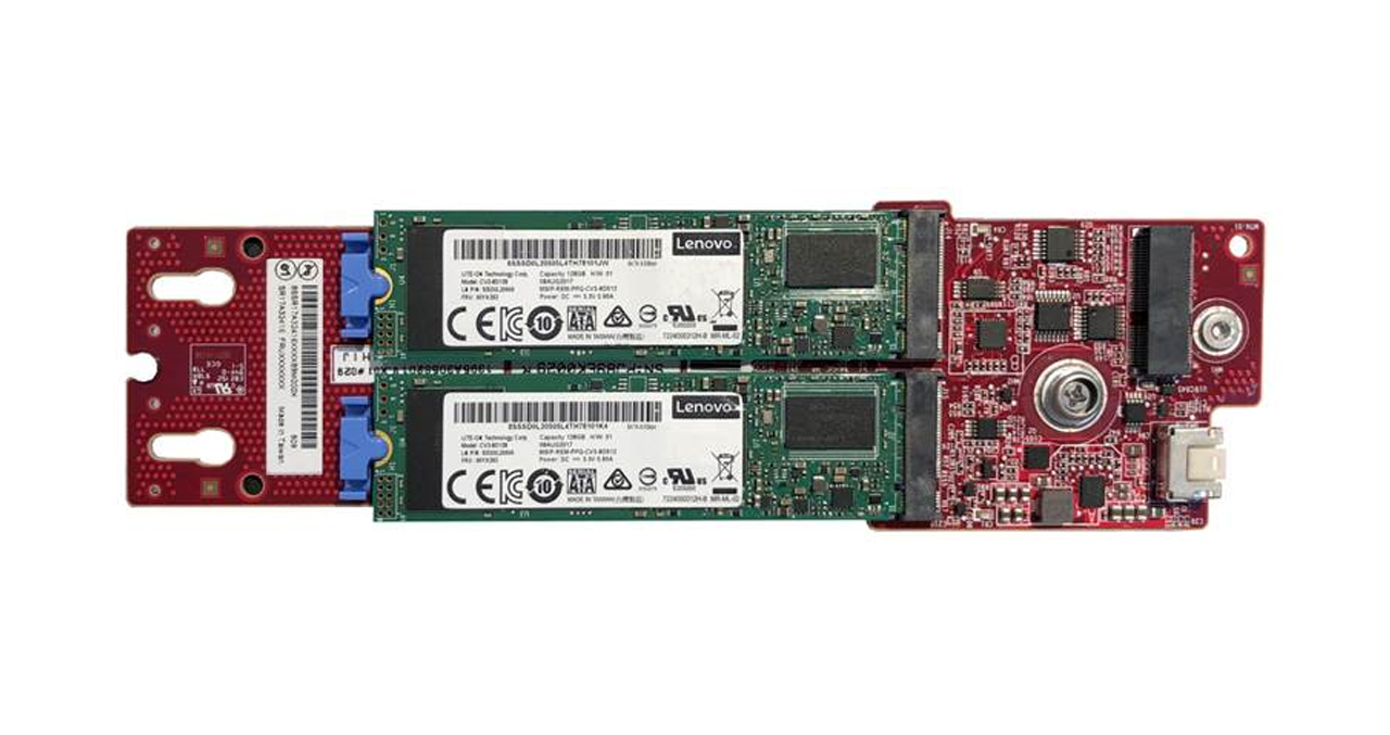 KIT ADAPTADOR LENOVO M.2( KIT DOBLE M.2 WITH MIRRORING-RAID1)/ST550,SR530,SR550,SR570,SR630.SR650