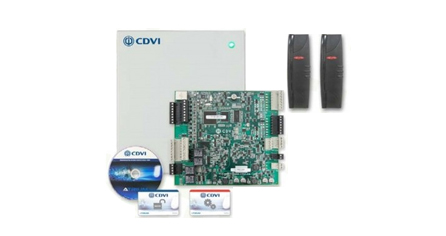 CONTROLADOR ATRIUM CDVI DE DOS PUERTAS +2 LECTORES DE PROXIMIDAD,CAJA METALICA,TRANSFORMADOR