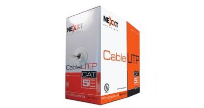 ROLLO DE CABLE NEXXT PRO CAT5E UTP 4P 24AWG CM 305M GRIS