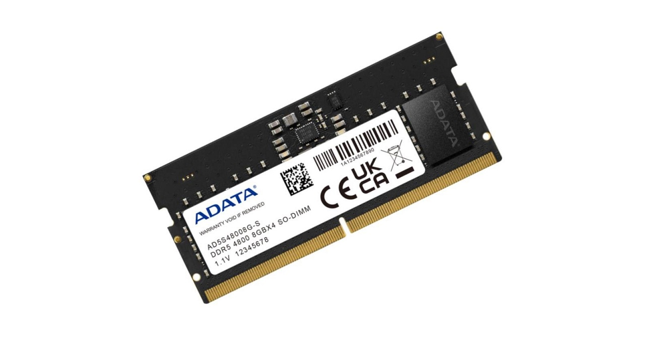 MEMORIA ADATA 8GB DDR5 SODIMM 4800 1.1V