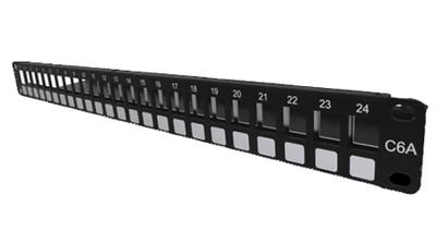 PATCH PANEL MODULAR CAT 6A 24 PUERTOS SFTP KEY