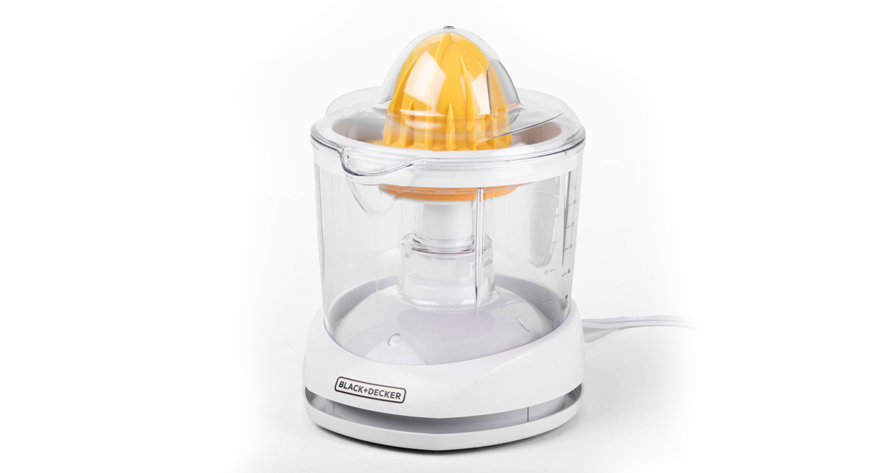 EXPRIMIDOR ELECTRICO BLACK+DECKER- 1 LITRO- 2 CONOS