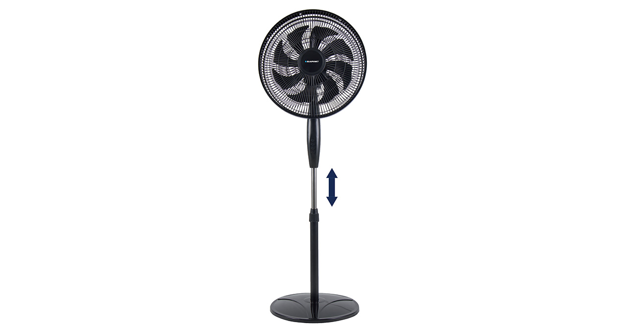 VENTILADOR BLAUPUNKT PEDESTAL DE 18"- NEGRO