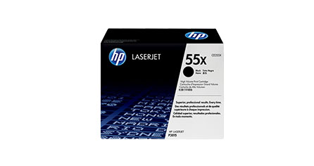 TONER HP 55X NEGRO PARA IMPRESORA P3015  ALTO RENDIMIENTO 7,000 PAGINAS