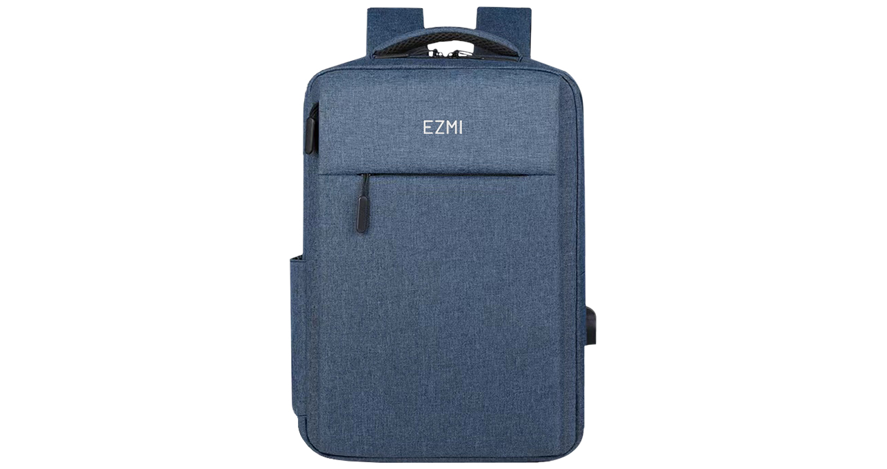 MOCHILA EZMI PARA NOTEBOOK 15.6" LÍNEA EZ MOVE DISEÑO COMPACTO AZUL