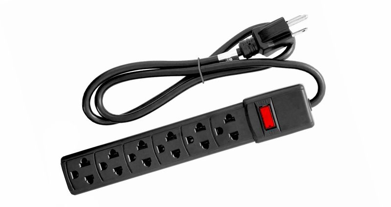 REGLETA EZ POWER 6 TOMAS SUPRESOR DE PICOS 1875W CABLE DE 1.5 METROS