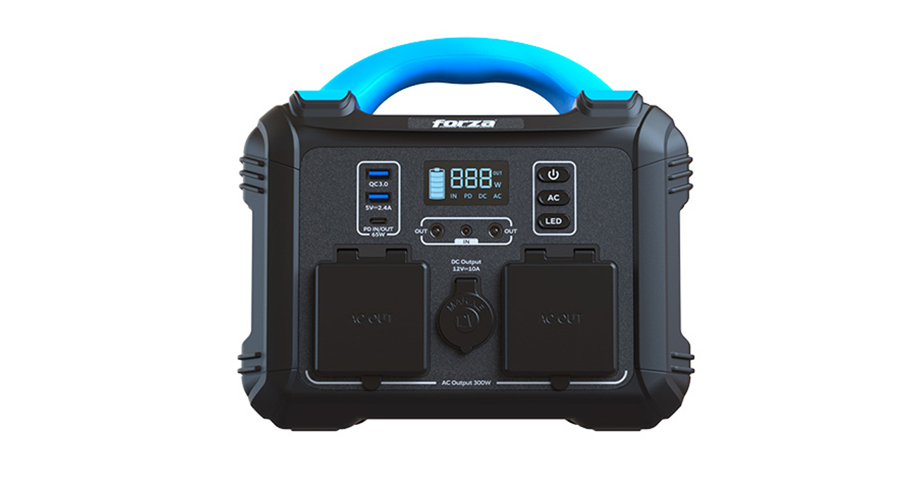 GENERADOR ELECTRICO FORZA TITAN 300w BATERIA LMFP