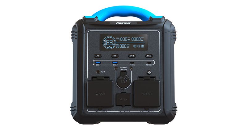 GENERADOR ELECTRICO FORZA TITAN 700w BATERIA LMFP