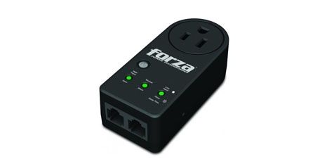 PROTECTOR DE VOLTAJE FORZA 1800W 900J 1 SALIDA 110V NEGRO