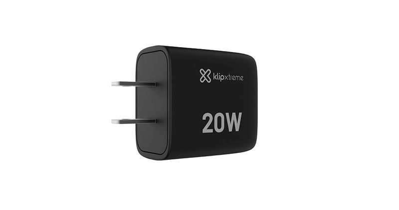 CARGADOR DE PARED KLIP XTREME USB-C 20W CARGA RAPIDA