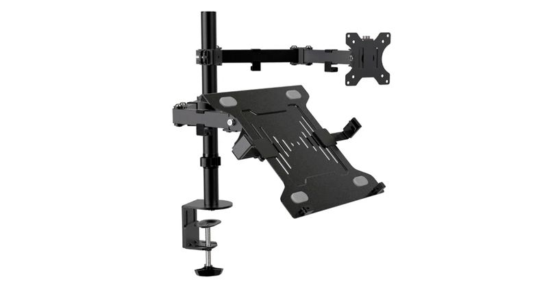 SOPORTE DE MESA KLIP XTREME ARTICULADO - NOTEBOOK Y MONITOR DE 13" A 32"