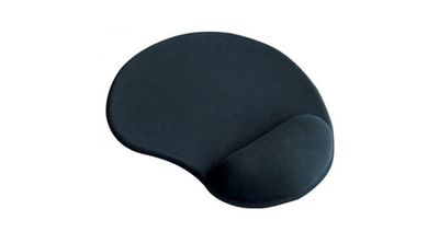MOUSE PAD KLIP XTREME 22.5x19.5 cm CON ALMOHADILLA GEL - NEGRO