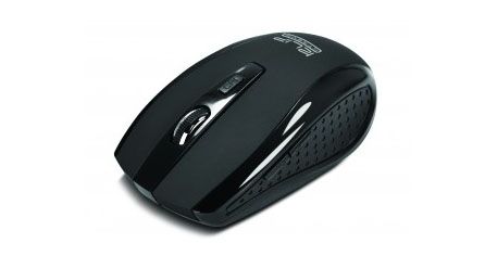 MOUSE KLIP XTREME INALAMBRICO ERGONOMICO 6 BOT. NANO USB - NEGRO