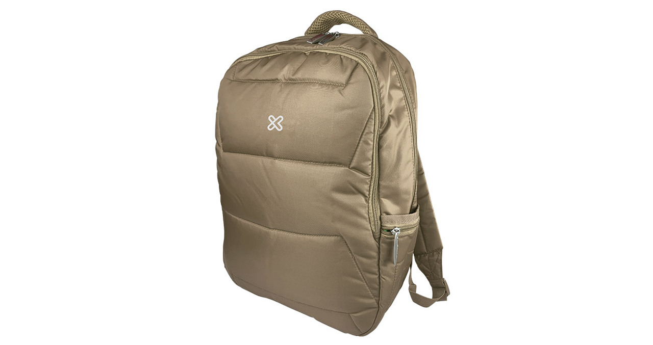 MOCHILA KLIP XTREME PARA NOTEBOOK - MONACO - BRONCE - HASTA 15.6"