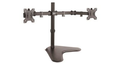 SOPORTE DE MESA KLIP XTREME GIRATORIO DOBLE - MONITOR DE 13" A 32"