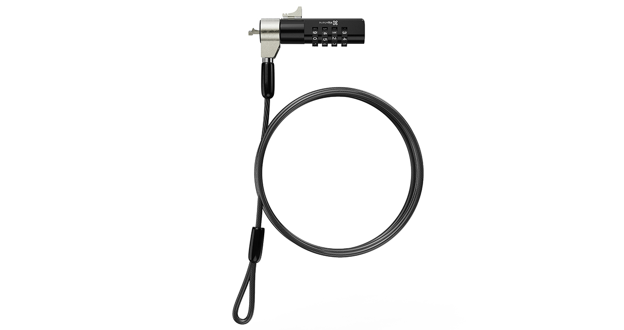 CABLE DE SEGURIDAD KLIP XTREME PARA NOTEBOOK - 4 DIGITOS