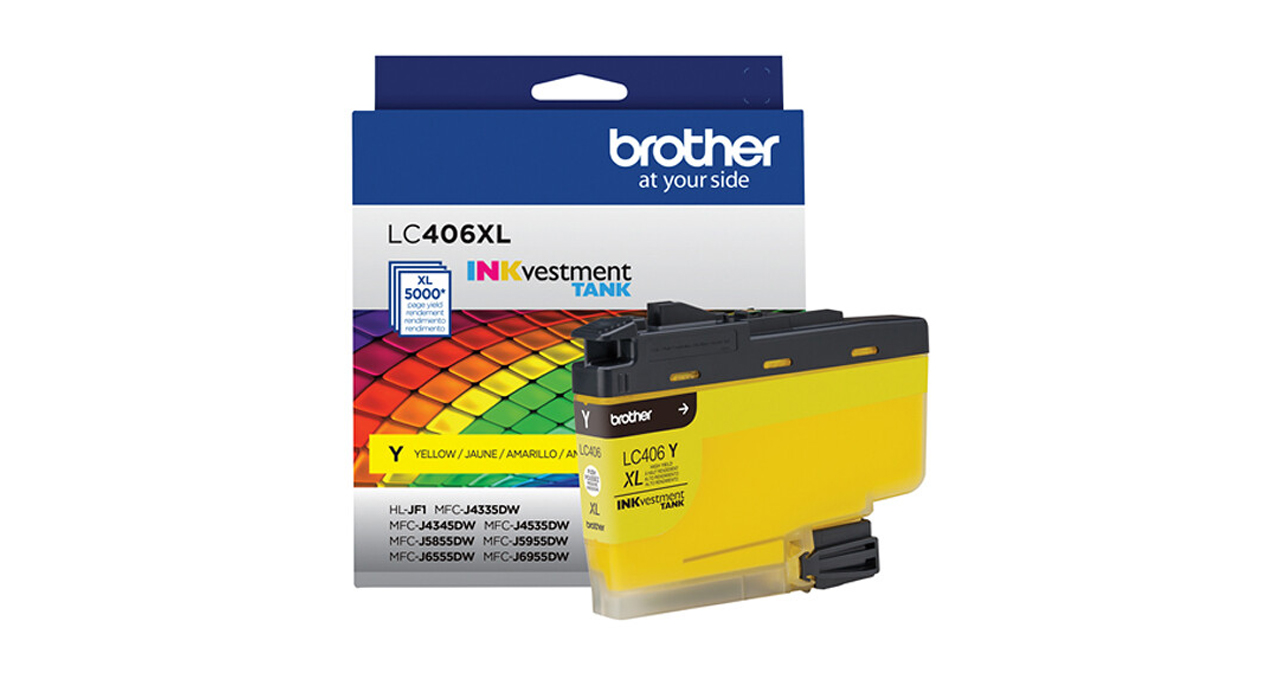 CARTUCHO DE TINTA YELLOW BROTHER LC406XLYS COMPATIBLE MFCJ6955DW