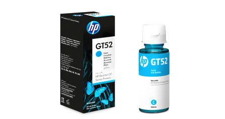 BOTELLA DE TINTA HP GT52 CYAN M0H54AL 5810/5820/ WL415/WL315/WL515/WL519/WL530/HP670/ST720/HP750/HP7