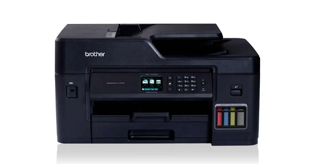 IMPRESORA MULTIFUNCION BROTHER TINTA CONTINUA FORMATO A3  MFCT4500DW ADF 50 HOJAS WIFI RED DUPLEX