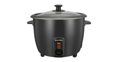 OLLA ARROCERA MASTERMAID 0.6 LITROS 4 TAZAS 350W NEGRA