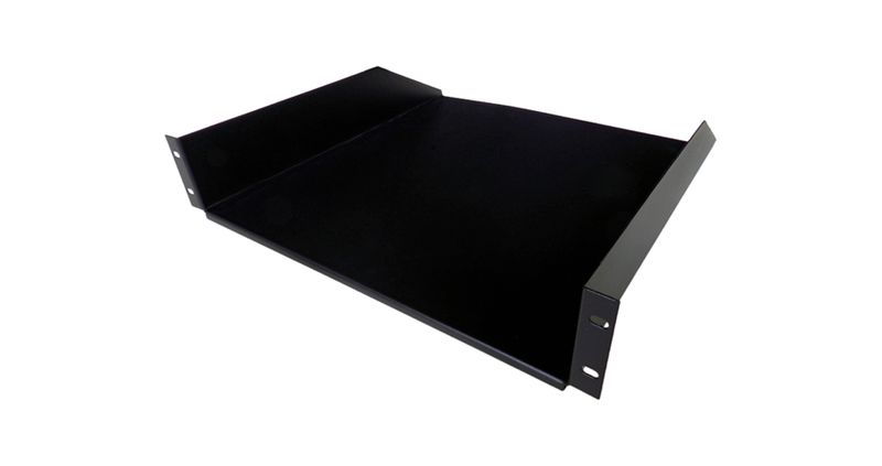 BANDEJA 2U SÓLIDA PARA GABINETE-47CM ANCHO X 30.48CM PROFUNDIDAD
