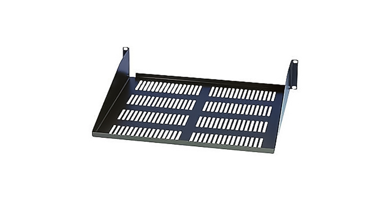 BANDEJA 2U VENTILADA PARA GABINETE-47CM ANCHO X 35.56CM PROFUNDIDAD