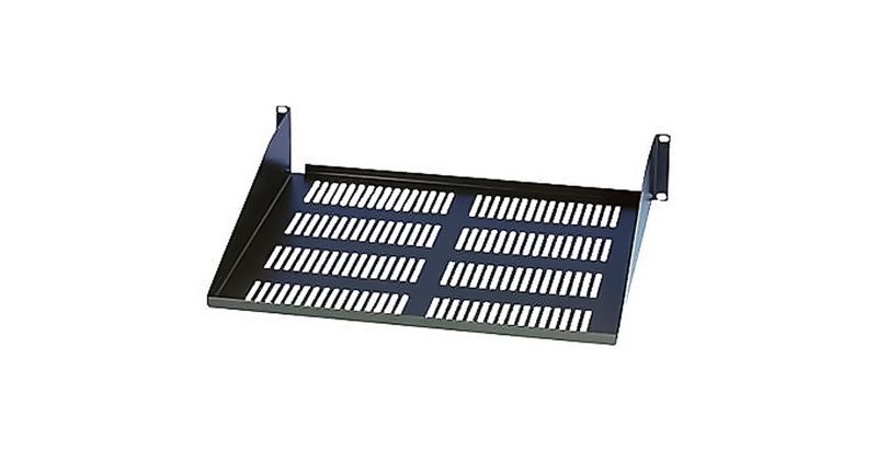BANDEJA 2U VENTILADA PARA GABINETE-47CM ANCHO X 35.56CM PROFUNDIDAD