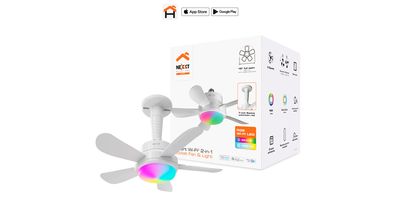 VENTILADOR DE TECHO SMART WIFI NEXXT 2 EN 1 LAMPARA INTEGRADA