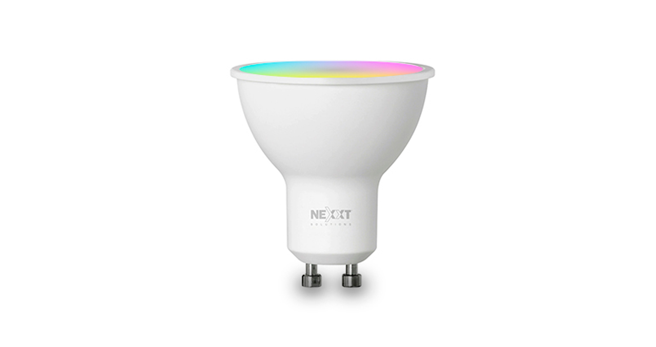 FOCO BOMBILLO LED SMART WIFI NEXXT GU10 COLOR RGB 110V