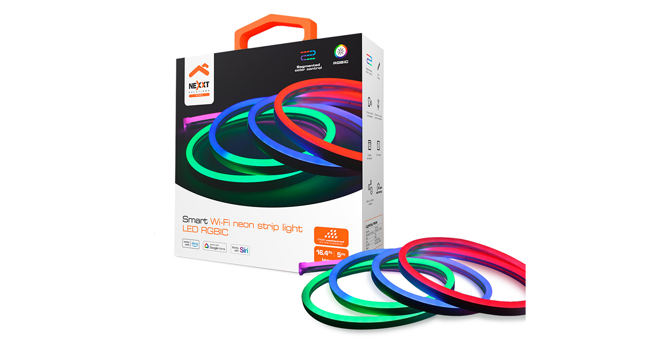 CINTA DE LUZ LED NEXXT- SMART WIFI 5 METROS NEON RGBIC