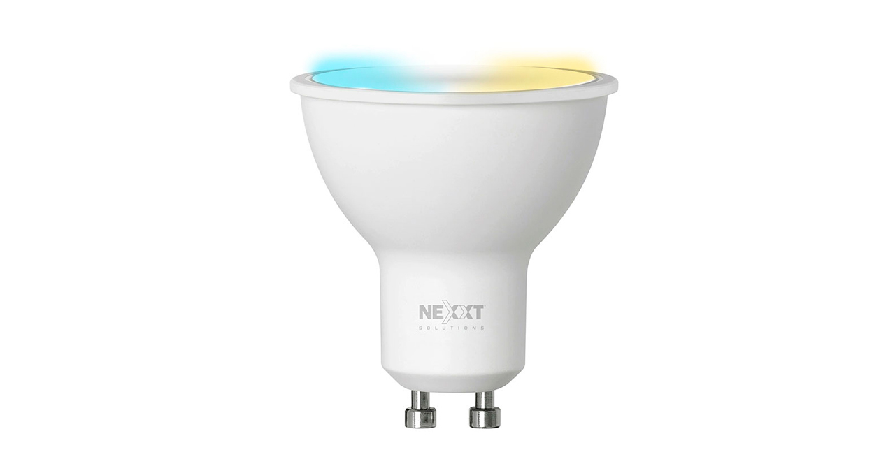 FOCO BOMBILLO LED SMART WIFI NEXXT GU10 BLANCO/CALIDO 110V