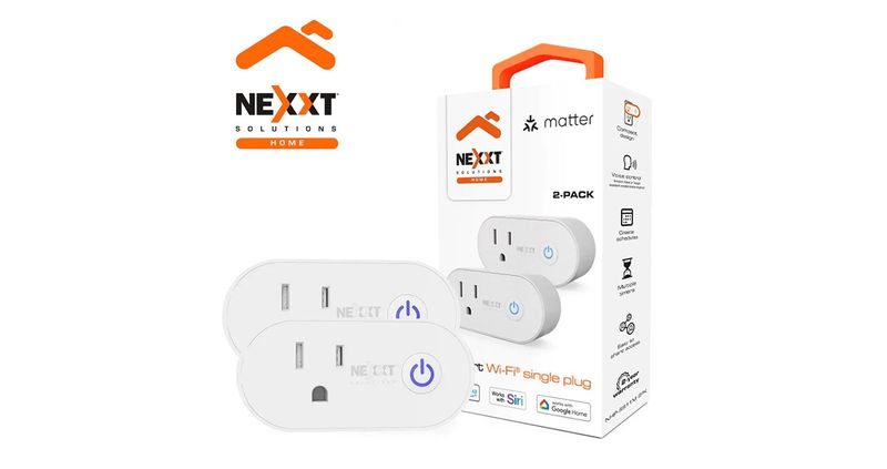 ENCHUFE SMART WIFI NEXXT 1 TOMA - SOBREPUESTO - 2 UNID.