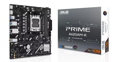 MAINBOARD ASUS AMD A620AM-K AM5 DDR5 mATX DP HDMI PCIe 4.0 M.2 SATA 6GBPs