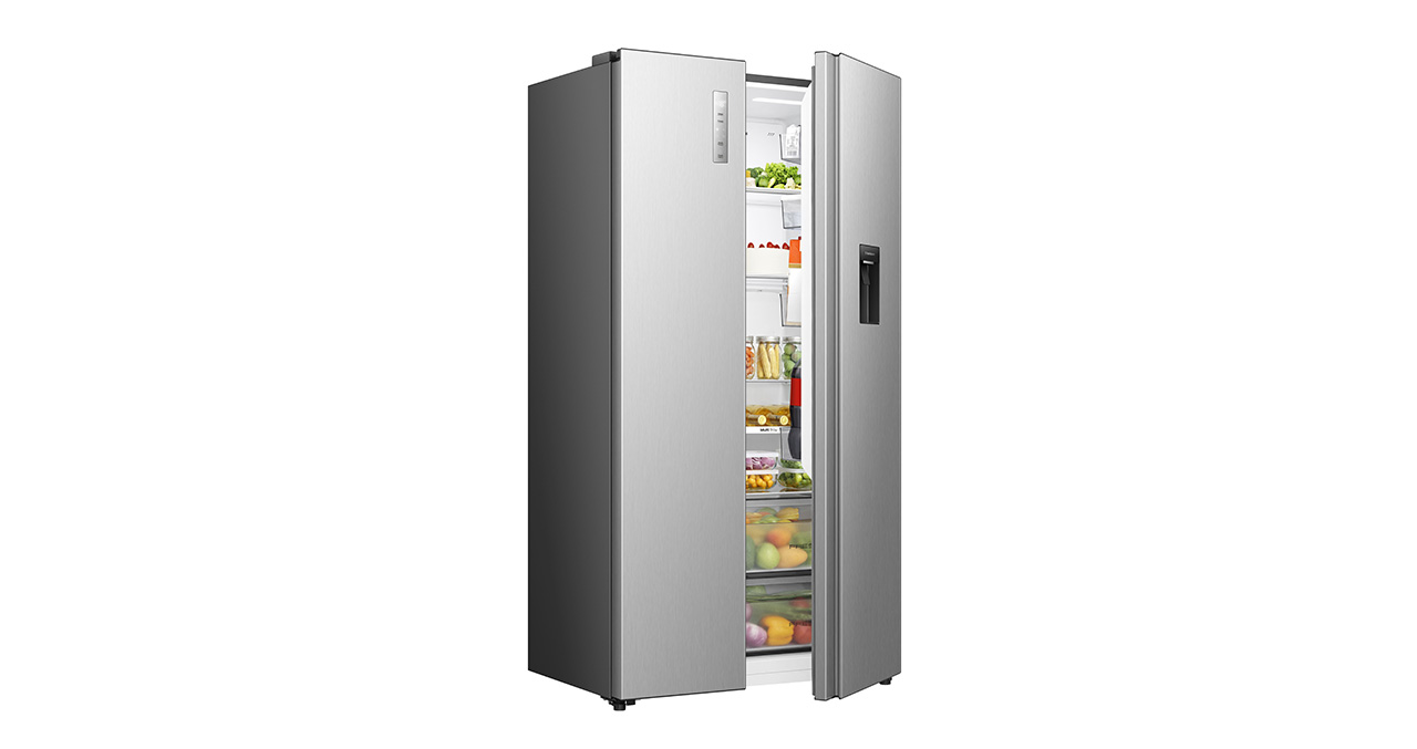 REFRIGERADOR HISENSE 568 LITROS SIDE BY SIDE INVERTER RS3P558NMCB