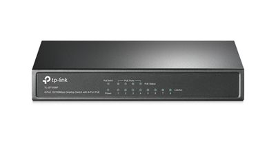 SWITCH TPLINK 8 PUERTOS 10/100 DE ESCRITORIO 4 PTOS POE