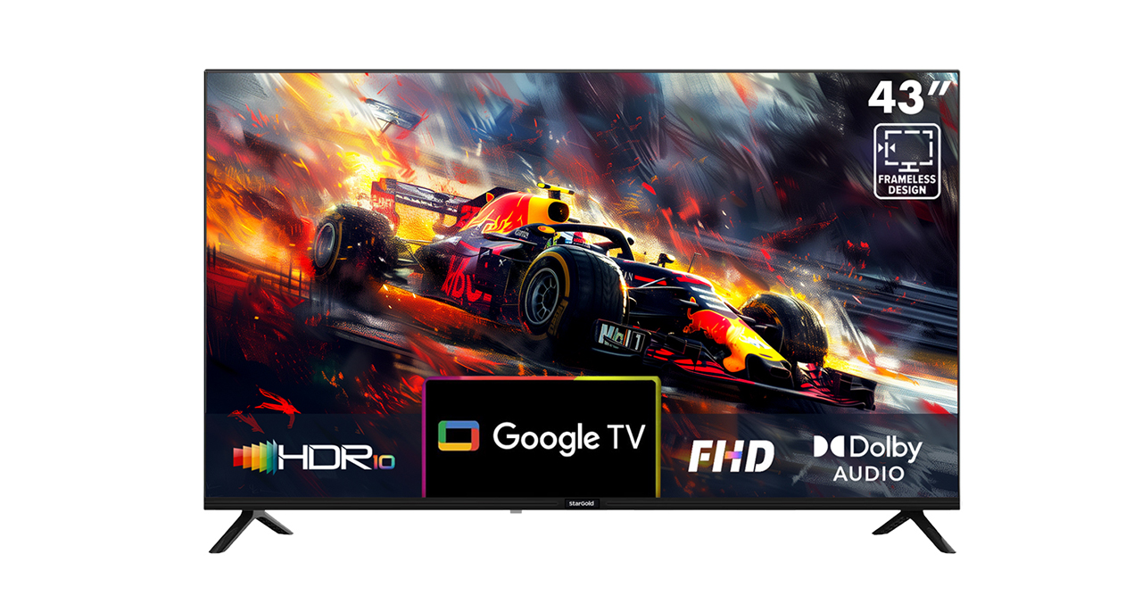 TELEVISOR STARGOLD 43" LED 1080p FULLHD SMART - GOOGLE TV