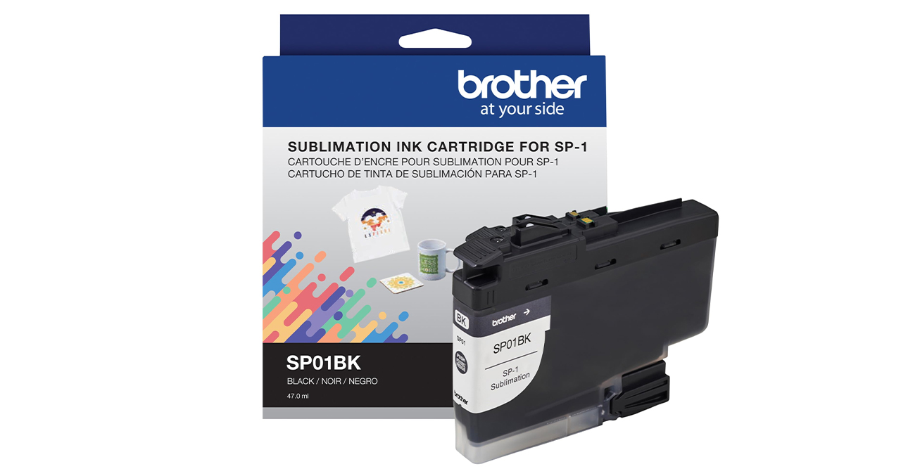 CARTUCHO DE TINTA DE SUBLIMACION BROTHER NEGRO SP01BKS  IMPRESORA BRO-SP1 47 ML
