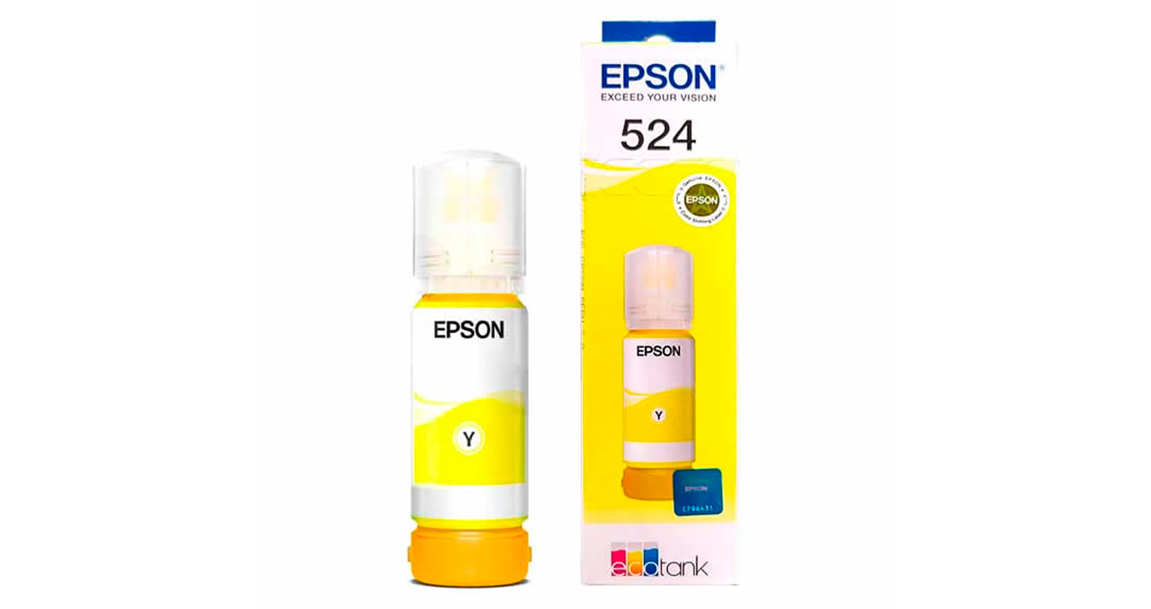 BOTELLA DE TINTA EPSON YELLOW T524420  IMPRESORA L15160 L15150 L6490