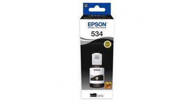 BOTELLA DE TINTA EPSON T534120 NEGRA 120ml - M2120,M2140, M1120, M2170 M3170