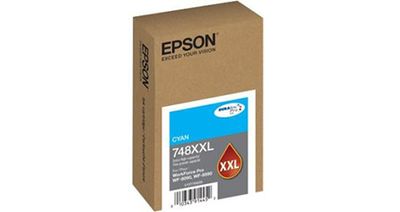 CARTUCHO EPSON WORKFORCE T748XXL220-AL WF-6090/6590 CYAN RINDE 7.000 PAGINAS