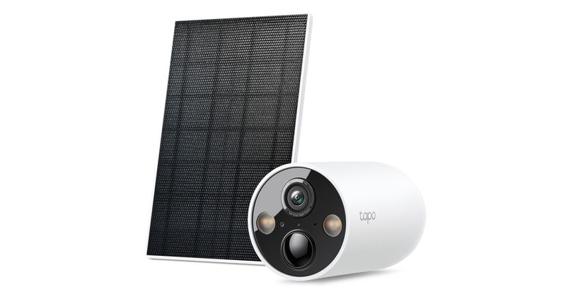CAMARA SMART WIFI TPLINK TAPO C425 PANEL SOLAR - VISION NOCTURA - MICRO SD - 2K