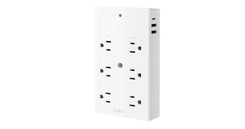 TOMACORRIENTE SMART WIFI TPLINK TAPO P306 6 TOMAS - USB-Cx1 USB-Ax2
